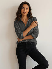 Vintage bloemen blouse dames – Mireya