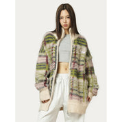 Vintage oversized fluffy vest – Artemis