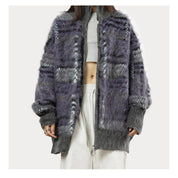 Vintage oversized fluffy vest – Artemis