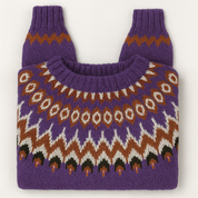 Vintage retro gebreide pullover trui voor dames – Cassandra