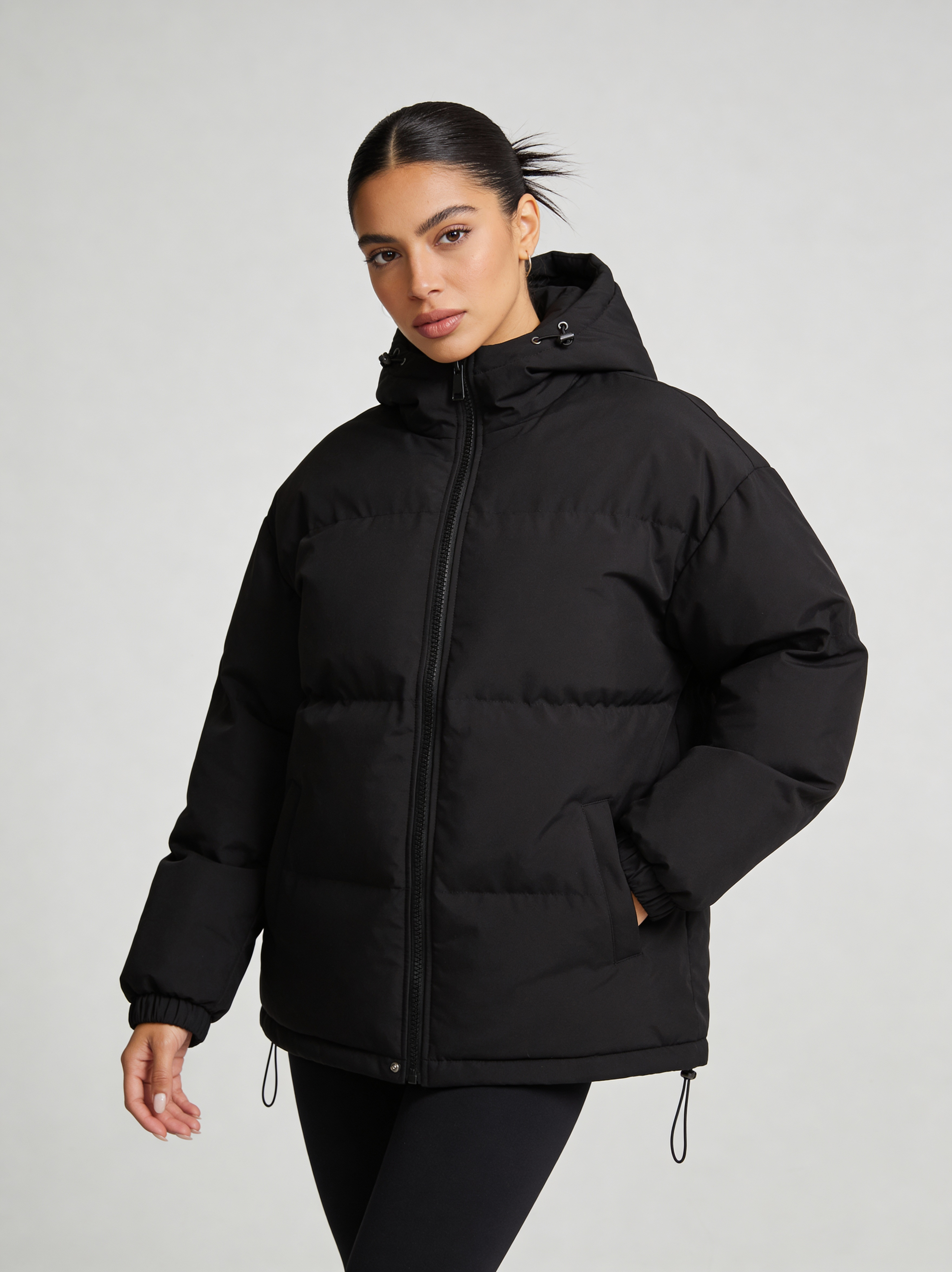 Warme winterjas dames met capuchon – licht & comfortabel