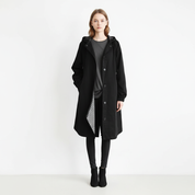 Waterafstotende lange dames trenchcoat