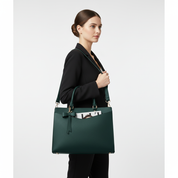 Elegante PU leren dames laptoptas – Elara