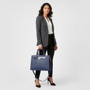 Elegante PU leren dames laptoptas – Elara
