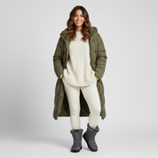 Waterdichte gevoerde dames winterlaarzen met teddy voering