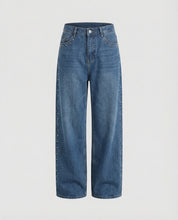Wide leg jeans met studs - Vivid