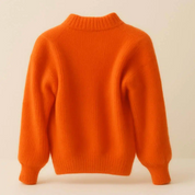 Zachte oversized trui met hoge hals