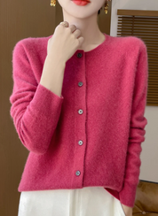 Zachte fijngebreide dames cardigan – Amélie