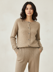 Zachte fijngebreide dames cardigan – Amélie