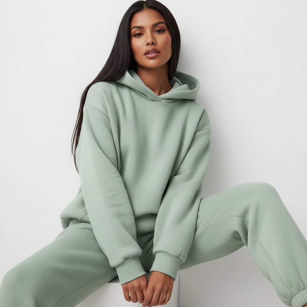 Zachte oversized loungewear set voor dames – Mila