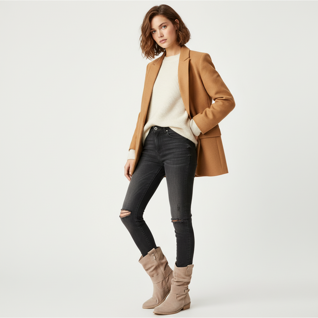 Zachte suède look enkellaarsjes met comfortabele pasvorm