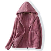 Zachte teddy dames hoodie  – Aria