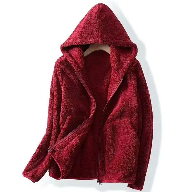 Zachte teddy dames hoodie  – Aria