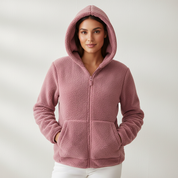Zachte teddy dames hoodie  – Aria