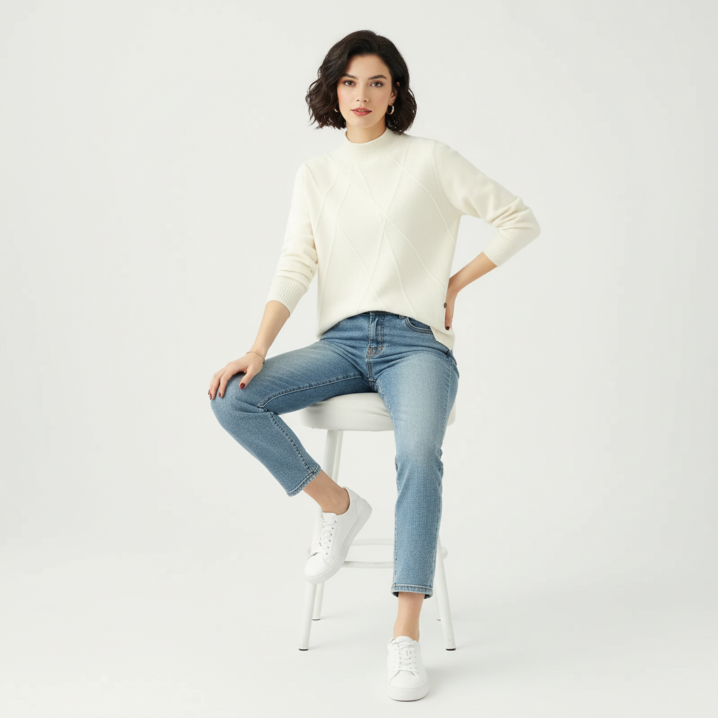 Soft women's sweater – Léonie