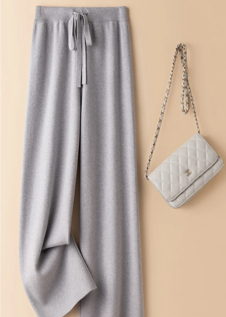 Zachte wide-leg damesbroek – Aurelle