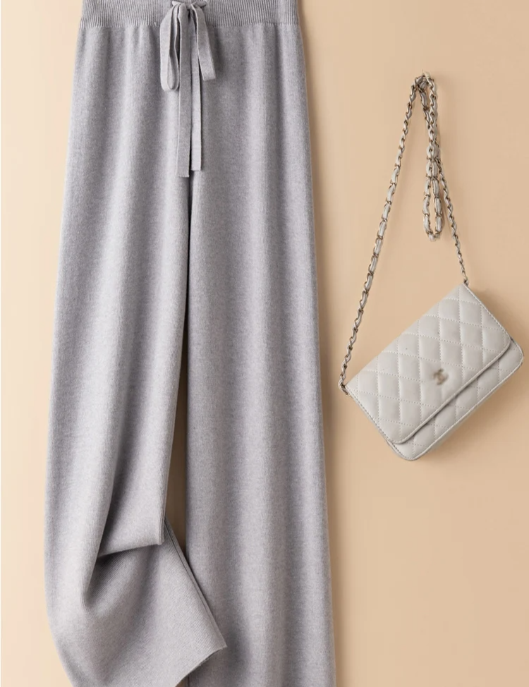 Soft wide-leg trousers for women – Aurelle