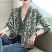 Zacht gebreid dames vest met knopen – Everlay