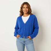 Zacht gebreide relaxte dames cardigan – Elinor