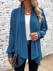 Zacht ribgebreid dames vest – Elysian
