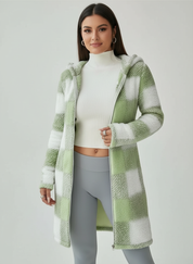 Zacht sherpa fleece damesvest – Solène