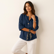 Noor, elegant en zacht overhemd voor een stijlvolle en comfortabele look