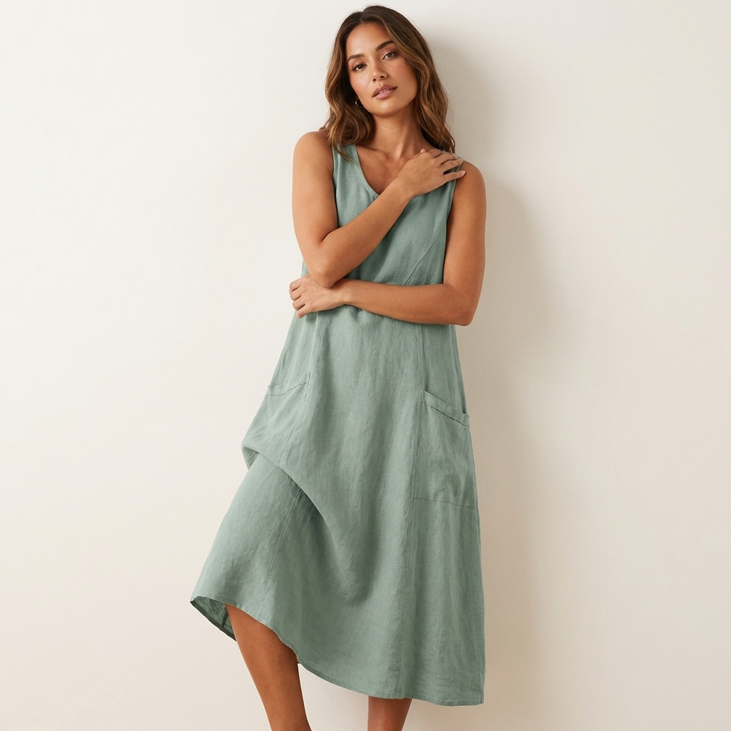 lichte en comfortabele jurk met een luchtige pasvorm voor een stijlvolle en moeiteloze look
