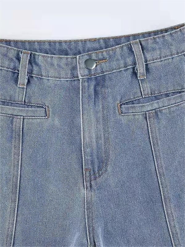 Flare jeans met sterdetail