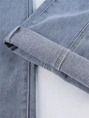 Flare jeans met sterdetail