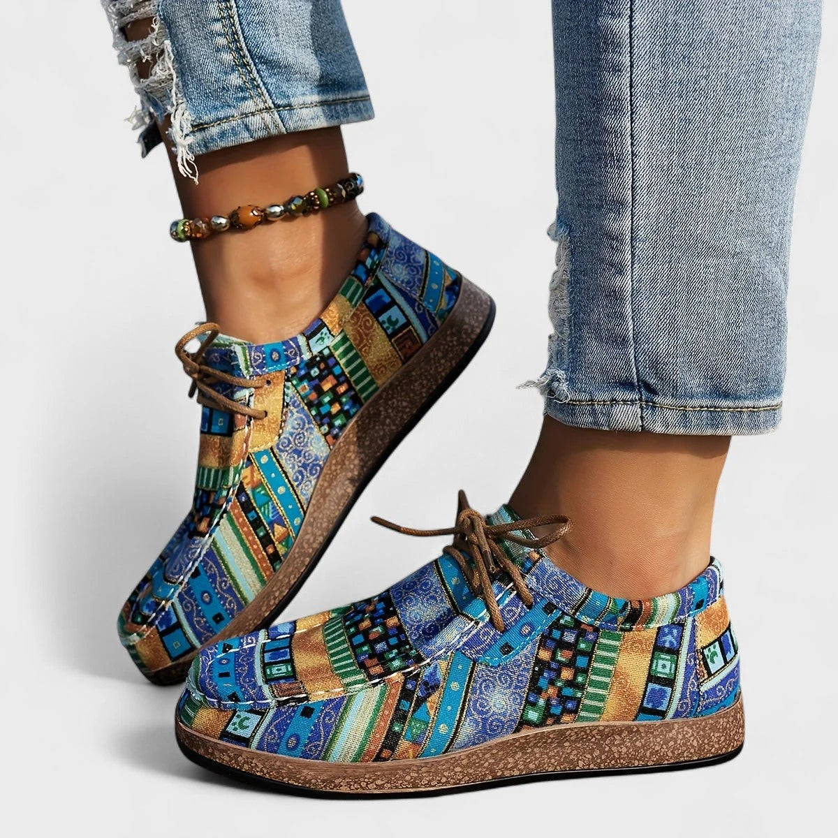 Artistieke casual sneakers - Elina