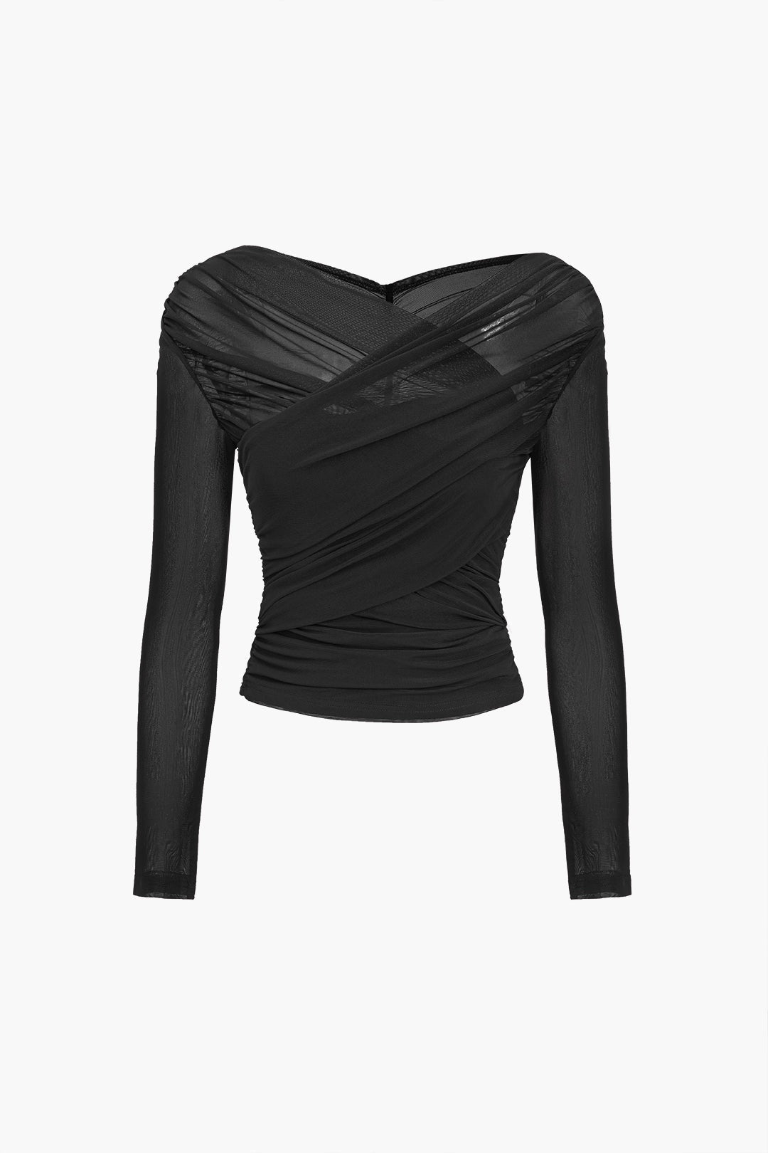 Mesh top met lange mouwen voor dames – Fern