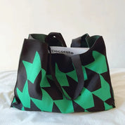 Dames Shopper Tas – Ruim Model met Geometrisch Patroon